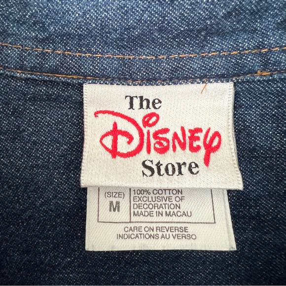 The Disney Store Winnie The Pooh Tigger Denim Button Down Long Sleeve - Picture 8 of 13